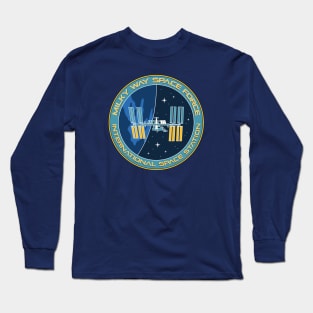 Milky Way Space Force Series - ISS Long Sleeve T-Shirt